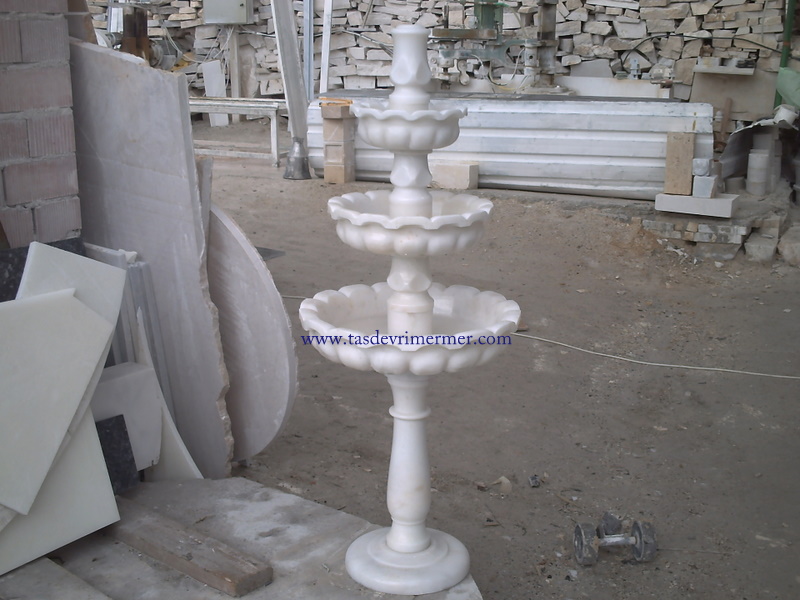 Mermer İşlemeli Havuz  Fıskiyesi